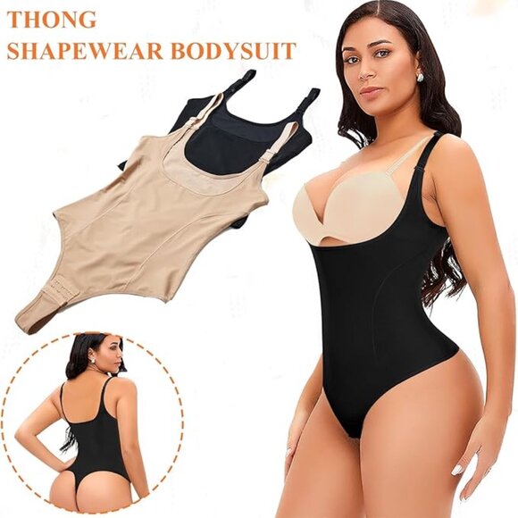 Thong Shapewear Bodysuit - Picture 2 of 4